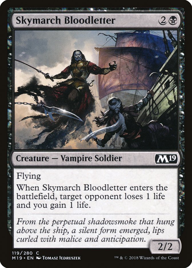 Skymarch Bloodletter [Core Set 2019] | Dragon's Lair Comics and Fantasy Houston TX