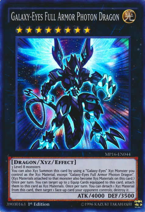 Galaxy-Eyes Full Armor Photon Dragon [MP16-EN044] Super Rare | Dragon's Lair Comics and Fantasy Houston TX