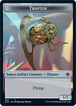 Cat Bird // Thopter Double-Sided Token [Starter Commander Decks] | Dragon's Lair Comics and Fantasy Houston TX