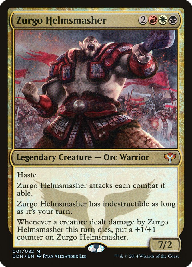 Zurgo Helmsmasher [Duel Decks: Speed vs. Cunning] | Dragon's Lair Comics and Fantasy Houston TX