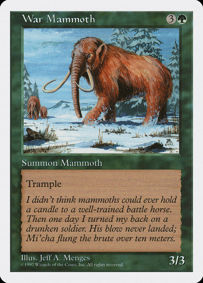 War Mammoth [Fifth Edition] | Dragon's Lair Comics and Fantasy Houston TX