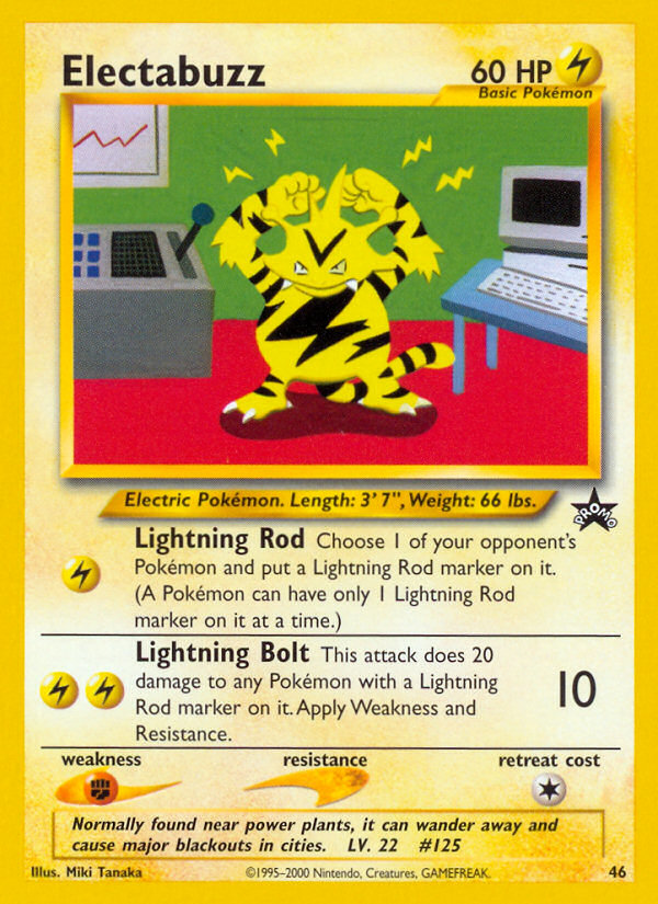 Electabuzz (46) [Wizards of the Coast: Black Star Promos] | Dragon's Lair Comics and Fantasy Houston TX