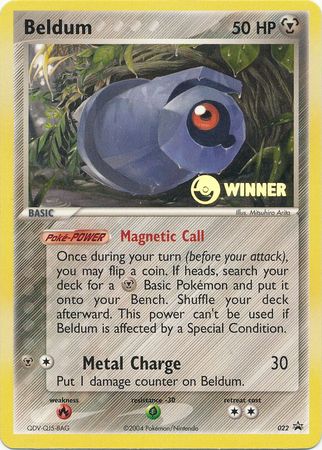 Beldum (022) (Winner Promo) [League & Championship Cards] | Dragon's Lair Comics and Fantasy Houston TX