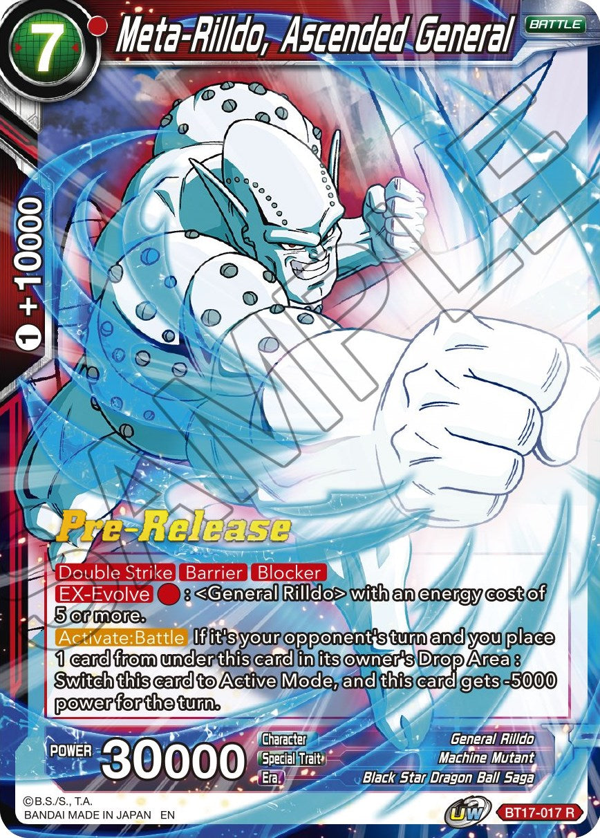 Meta-Rilldo, Ascended General (BT17-017) [Ultimate Squad Prerelease Promos] | Dragon's Lair Comics and Fantasy Houston TX