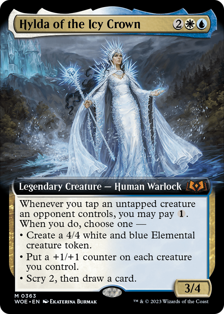 Hylda of the Icy Crown (Extended Art) [Wilds of Eldraine] | Dragon's Lair Comics and Fantasy Houston TX