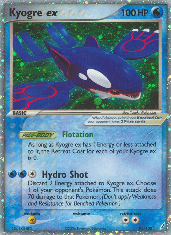 Kyogre ex (95/100) [EX: Crystal Guardians] | Dragon's Lair Comics and Fantasy Houston TX