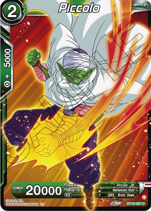 Piccolo (BT19-087) [Fighter's Ambition] | Dragon's Lair Comics and Fantasy Houston TX