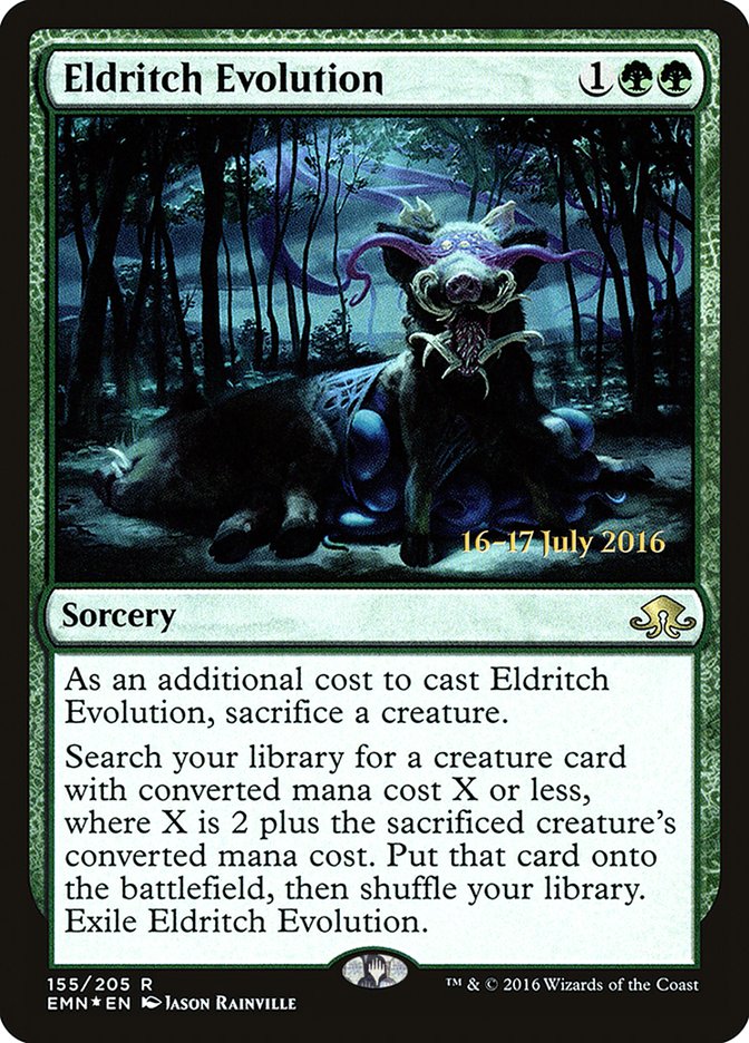 Eldritch Evolution [Eldritch Moon Prerelease Promos] | Dragon's Lair Comics and Fantasy Houston TX