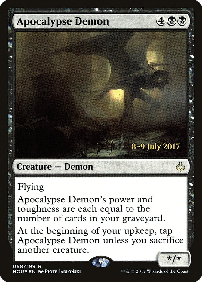 Apocalypse Demon [Hour of Devastation Prerelease Promos] | Dragon's Lair Comics and Fantasy Houston TX