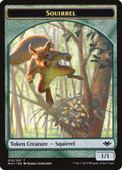 Soldier (004) // Squirrel (015) Double-Sided Token [Modern Horizons Tokens] | Dragon's Lair Comics and Fantasy Houston TX