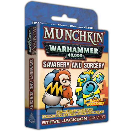 Munchkin Warhammer 40K: Savagery and Sorcery Expansion | Dragon's Lair Comics and Fantasy Houston TX