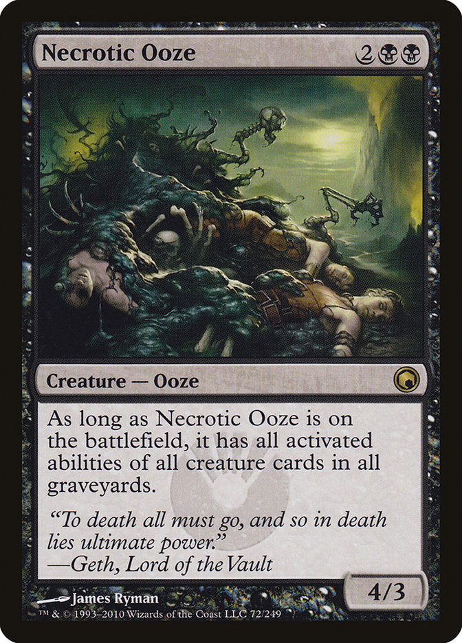 Necrotic Ooze [Scars of Mirrodin] | Dragon's Lair Comics and Fantasy Houston TX