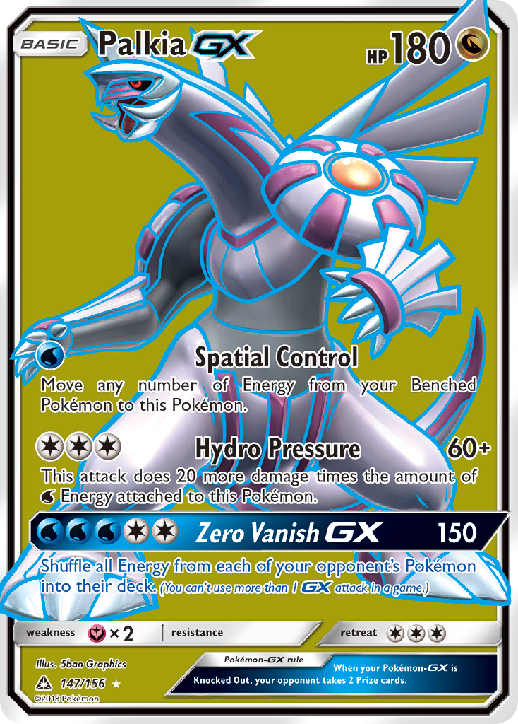 Palkia GX (147/156) [Sun & Moon: Ultra Prism] | Dragon's Lair Comics and Fantasy Houston TX