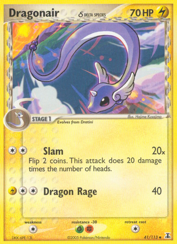 Dragonair (41/113) (Delta Species) [EX: Delta Species] | Dragon's Lair Comics and Fantasy Houston TX