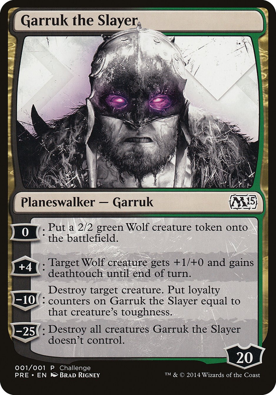 Garruk the Slayer (Prerelease Challenge) [Magic 2015 Prerelease Promos] | Dragon's Lair Comics and Fantasy Houston TX