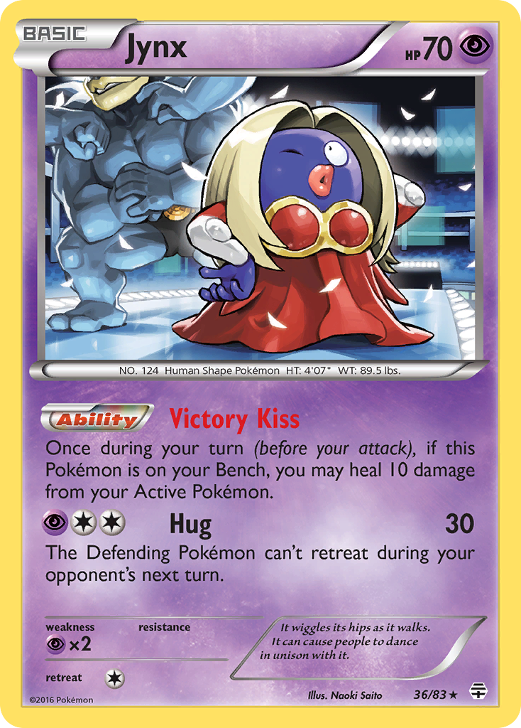 Jynx (36/83) [XY: Generations] | Dragon's Lair Comics and Fantasy Houston TX