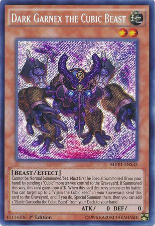 Dark Garnex the Cubic Beast [MVP1-ENS33] Secret Rare | Dragon's Lair Comics and Fantasy Houston TX