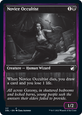 Novice Occultist [Innistrad: Double Feature] | Dragon's Lair Comics and Fantasy Houston TX