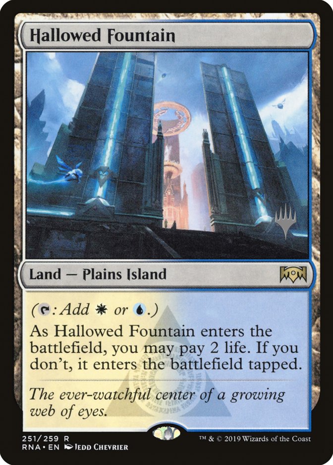 Hallowed Fountain (Promo Pack) [Ravnica Allegiance Promos] | Dragon's Lair Comics and Fantasy Houston TX