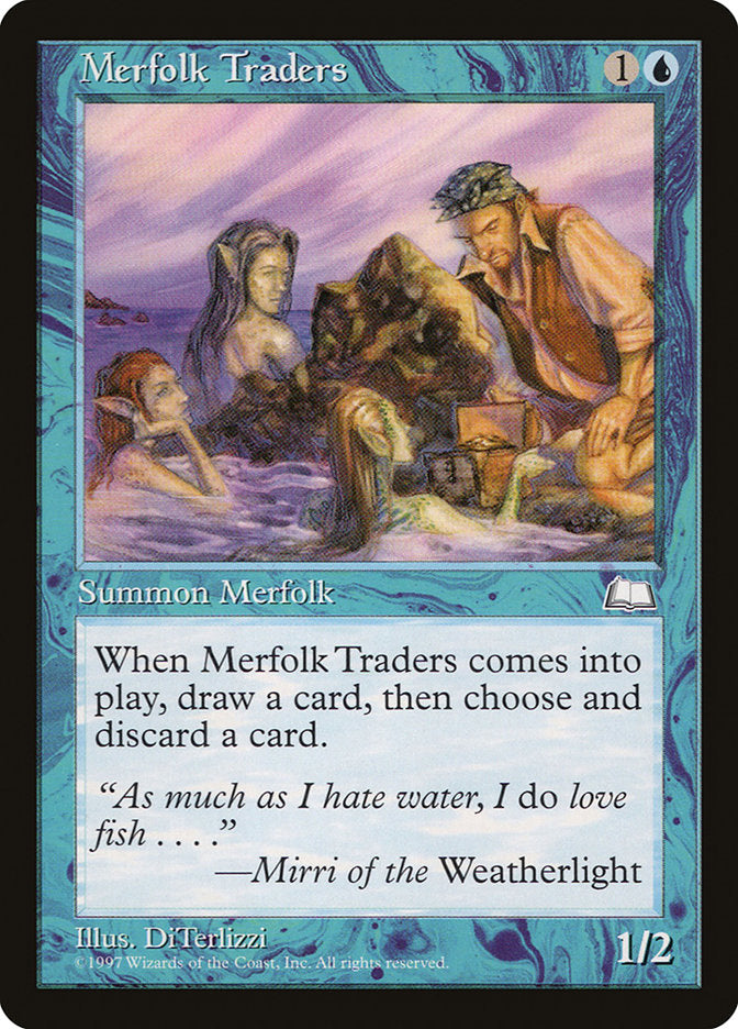 Merfolk Traders [Weatherlight] | Dragon's Lair Comics and Fantasy Houston TX