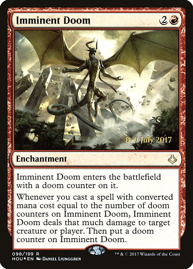 Imminent Doom [Hour of Devastation Prerelease Promos] | Dragon's Lair Comics and Fantasy Houston TX