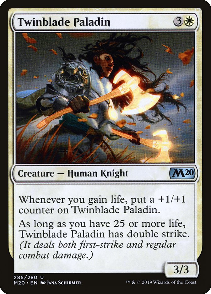 Twinblade Paladin [Core Set 2020] | Dragon's Lair Comics and Fantasy Houston TX