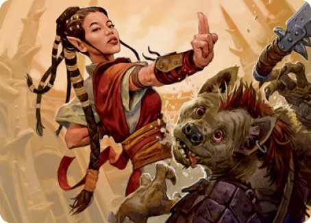 Half-Elf Monk Art Card [Dungeons & Dragons: Adventures in the Forgotten Realms Art Series] | Dragon's Lair Comics and Fantasy Houston TX