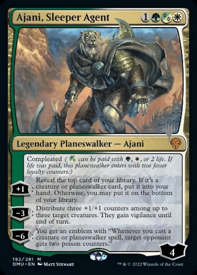 Ajani, Sleeper Agent (Promo Pack) [Dominaria United Promos] | Dragon's Lair Comics and Fantasy Houston TX