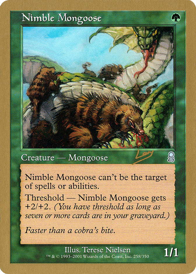 Nimble Mongoose (Raphael Levy) [World Championship Decks 2002] | Dragon's Lair Comics and Fantasy Houston TX