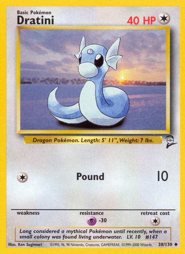 Dratini (38/130) [Base Set 2] | Dragon's Lair Comics and Fantasy Houston TX