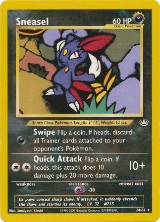 Sneasel (24/64) [Neo Revelation Unlimited] | Dragon's Lair Comics and Fantasy Houston TX