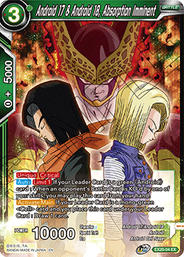 Android 17 & Android 18, Absorption Imminent (EX20-04) [Ultimate Deck 2022] | Dragon's Lair Comics and Fantasy Houston TX