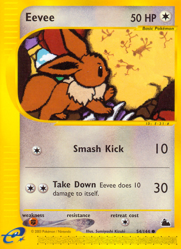 Eevee (54/144) [Skyridge] | Dragon's Lair Comics and Fantasy Houston TX