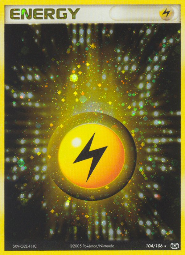 Lightning Energy (104/106) [EX: Emerald] | Dragon's Lair Comics and Fantasy Houston TX