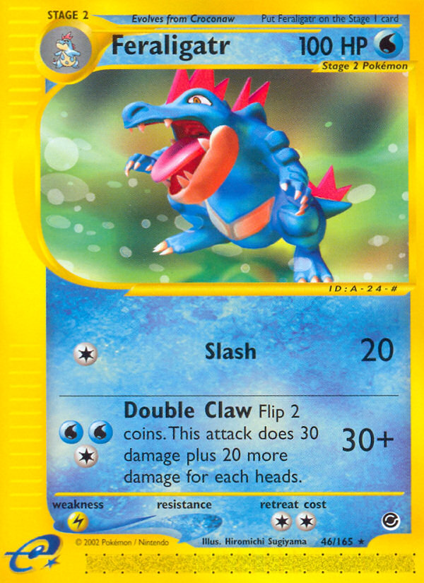 Feraligatr (46/165) [Expedition: Base Set] | Dragon's Lair Comics and Fantasy Houston TX