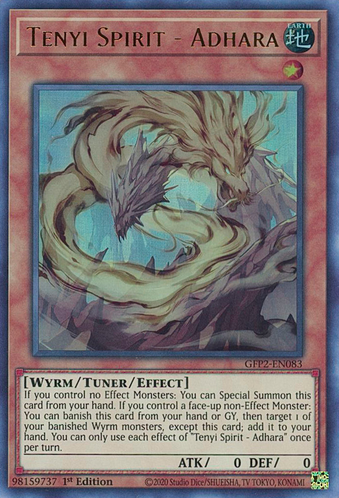 Tenyi Spirit - Adhara [GFP2-EN083] Ultra Rare | Dragon's Lair Comics and Fantasy Houston TX