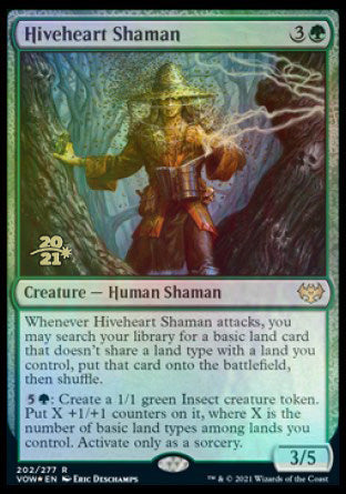 Hiveheart Shaman [Innistrad: Crimson Vow Prerelease Promos] | Dragon's Lair Comics and Fantasy Houston TX