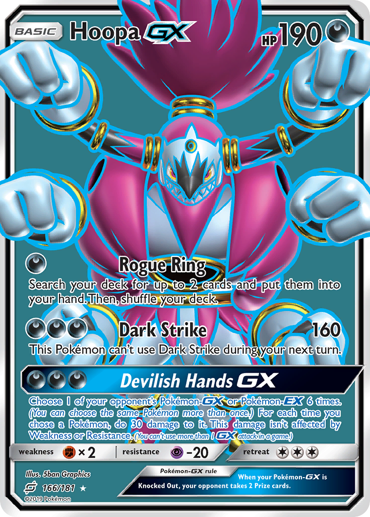 Hoopa GX (166/181) [Sun & Moon: Team Up] | Dragon's Lair Comics and Fantasy Houston TX