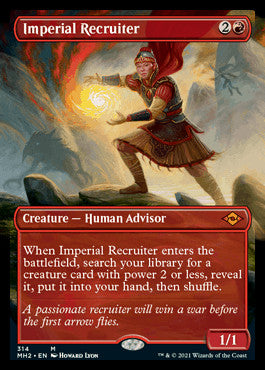 Imperial Recruiter (Borderless Alternate Art) [Modern Horizons 2] | Dragon's Lair Comics and Fantasy Houston TX