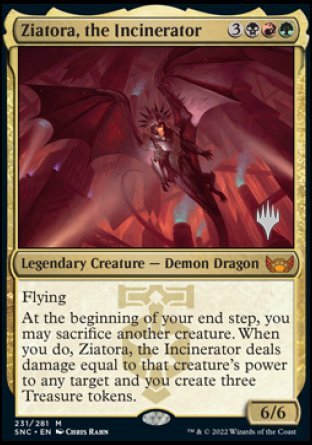 Ziatora, the Incinerator (Promo Pack) [Streets of New Capenna Promos] | Dragon's Lair Comics and Fantasy Houston TX