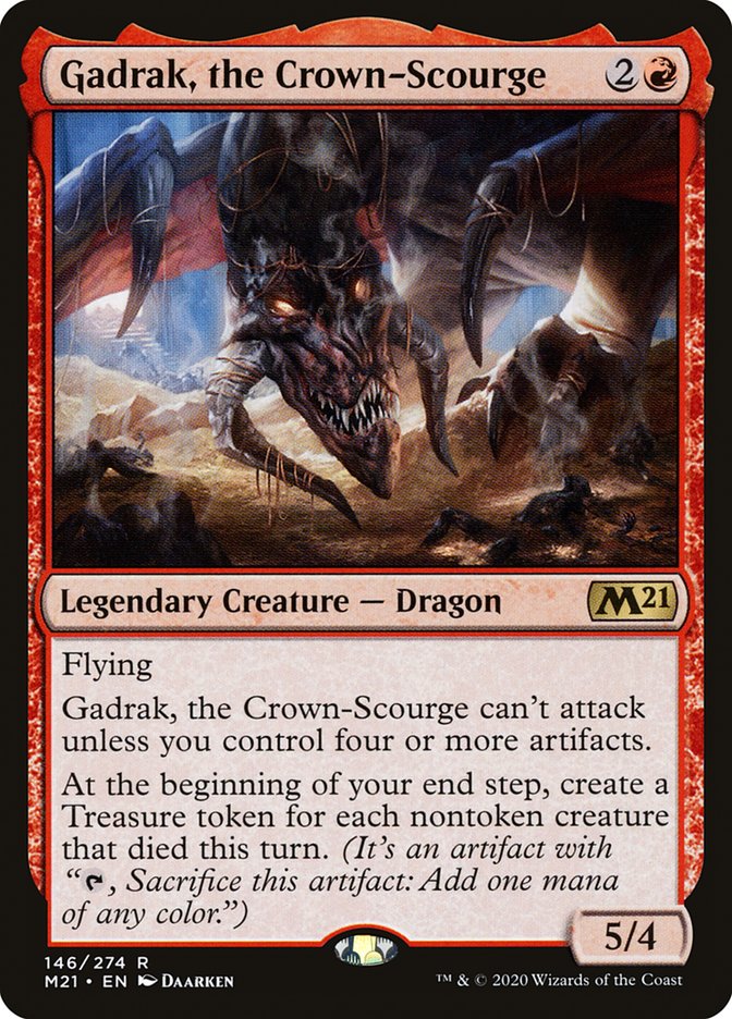 Gadrak, the Crown-Scourge [Core Set 2021] | Dragon's Lair Comics and Fantasy Houston TX