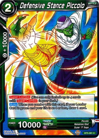 Defensive Stance Piccolo (BT5-061) [Miraculous Revival] | Dragon's Lair Comics and Fantasy Houston TX