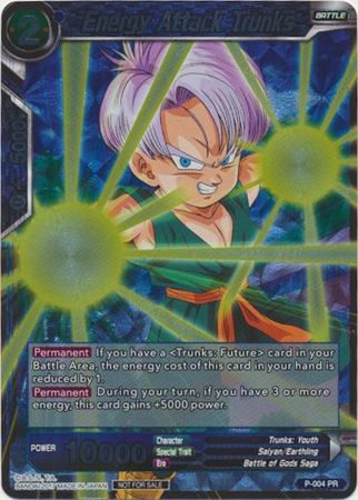 Energy Attack Trunks (P-004) [Promotion Cards] | Dragon's Lair Comics and Fantasy Houston TX