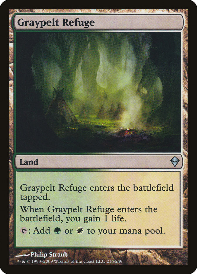 Graypelt Refuge [Zendikar] | Dragon's Lair Comics and Fantasy Houston TX