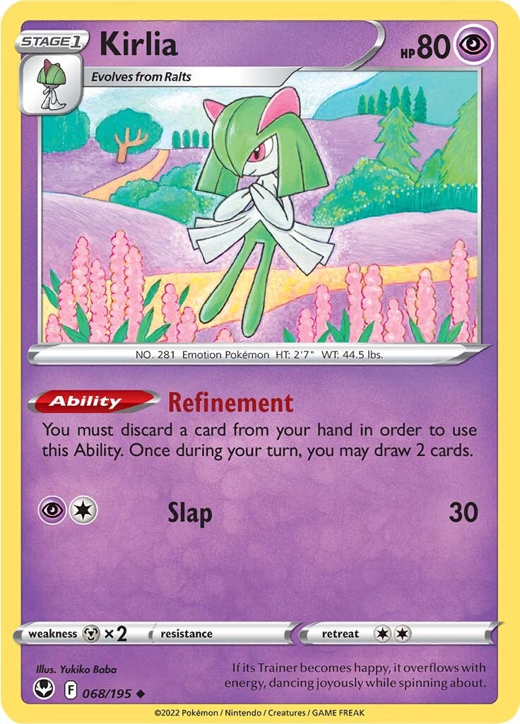 Kirlia (068/195) [Sword & Shield: Silver Tempest] | Dragon's Lair Comics and Fantasy Houston TX