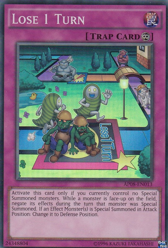 Lose 1 Turn [AP08-EN013] Super Rare | Dragon's Lair Comics and Fantasy Houston TX