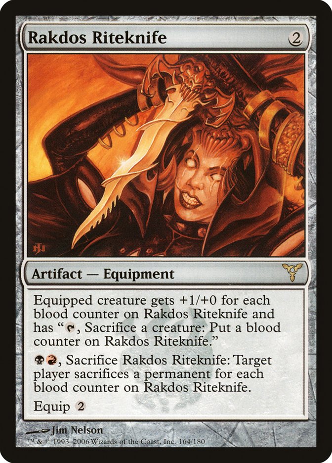 Rakdos Riteknife [Dissension] | Dragon's Lair Comics and Fantasy Houston TX