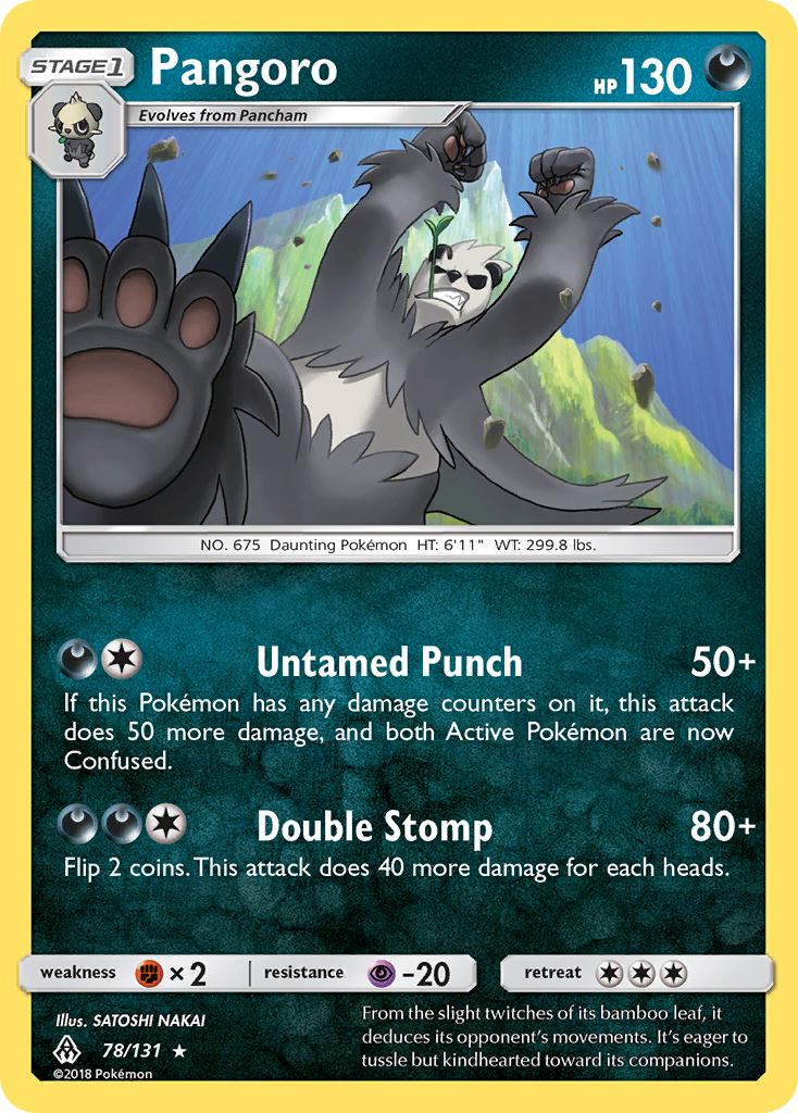 Pangoro (78/131) [Sun & Moon: Forbidden Light] | Dragon's Lair Comics and Fantasy Houston TX