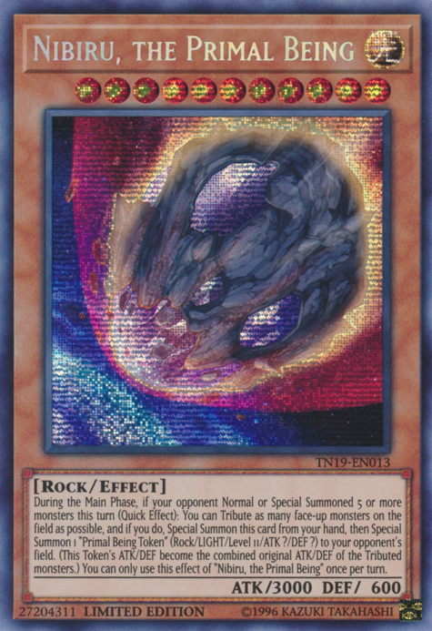 Nibiru, the Primal Being [TN19-EN013] Prismatic Secret Rare | Dragon's Lair Comics and Fantasy Houston TX