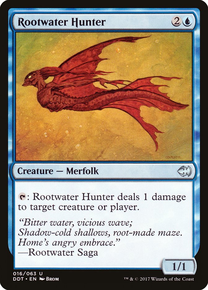 Rootwater Hunter [Duel Decks: Merfolk vs. Goblins] | Dragon's Lair Comics and Fantasy Houston TX